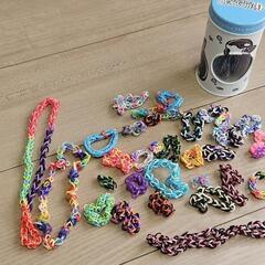 レインボールーム カラフル輪ゴムアクセサリーの画像