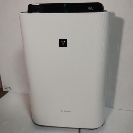 シャープ 加湿 空気清浄機 プラズマクラスター 7000 ホワイト KC-H50-W　2020年製（1205a4）