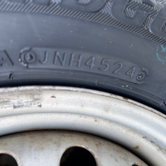 新品四本セット軽トラ軽バンスタッドレス  6pr  ブリヂストン145/80r12 の画像