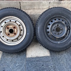 新品四本セット軽トラ軽バンスタッドレス  6pr  ブリヂストン145/80r12 の画像