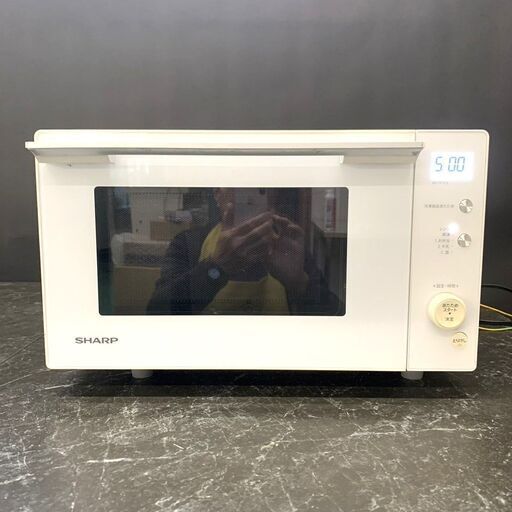 【最終値下げ】伊勢崎店【現状品】gi12-3 SHARP 電子レンジ RE-TF17S-W 2020年製 ※通電確認済み