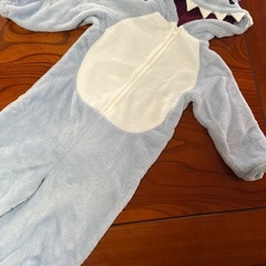 美品　着ぐるみ　110　サメ　水色