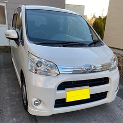 車検2年付 平成24年 ダイハツ ムーブカスタム RSターボ 4WD
