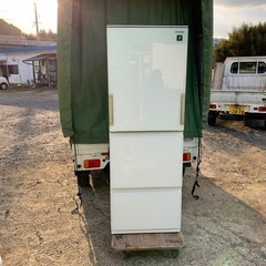 シャープ  冷凍冷蔵庫 SJ-GW35G-W350l 6-736