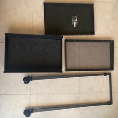 【無料にしました！】IKEA イケア ３段ラック　シェルフ　収納棚　黒