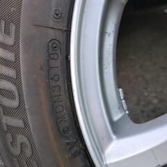 155/65R14　スタッドレスアルミセット　軽自動車全般　ブリジストン　セリアル3618　8分山位の画像