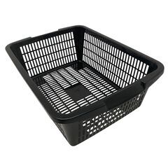 深型収納バスケット ブラック 10点まとめ売りの画像