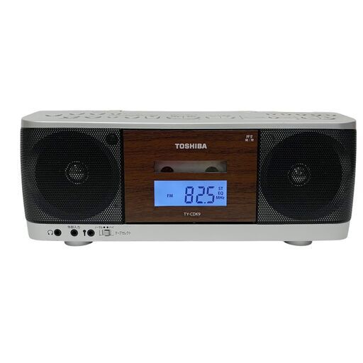 24C762_ジ2 TOSHIBA 東芝 ポータブルCDラジカセ TY-CDK9 音響機器 ラジカセ 現状品 中古