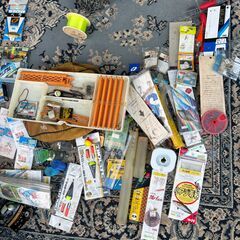 【まとめ売り】網 釣り道具 フィッシング 釣り おもり 釣り糸 他多数の画像