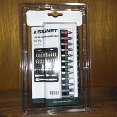 新品 SIGNET（シグネット） 22041 ロールチョイス 37PC 1/4SQ ソケット＆ビットセットの画像