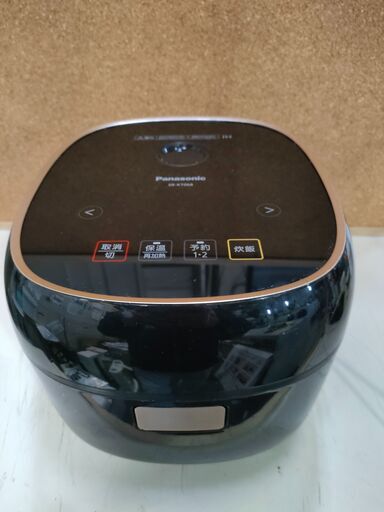 炊飯器　Panasonic　パナソニック　SR-KT068　3合炊き　2019年製　ジャングルジャングル良品館