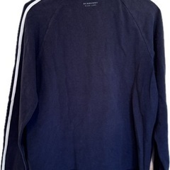 【BURBERRY BLACK LABEL】Lサイズ　メンズ  ラインジャージ　トラックジャケットの画像