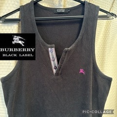 【BURBERRY BLACK LABEL】 Lサイズ バーバリ...