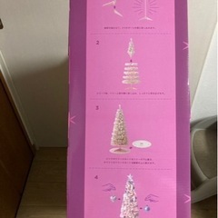 1度のみ使用　美品　Francfranc クリスマスツリーセット　ピンク　の画像