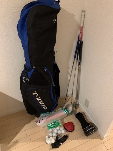 ゴルフセット　メンズ　右　ボール、ティー等一式