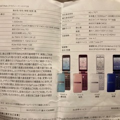 グラティーナ　携帯電話　ジャンク品？の画像