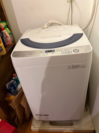 シャープ洗濯機5.5kg動作OK \n