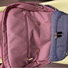 FAMICARE マザーズバッグ　新品未使用　バックパック　USBポート付き　ピンクの画像