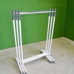 W60cmタイプ 業務用ハンガーラック ３台セット キャスター付...