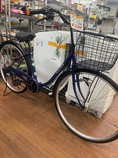 リサイクルショップどりーむ天保山店　No1484 自転車　シティサイクル　２７インチ　美品　ギア切替付き　LEDオートライト付き♪
