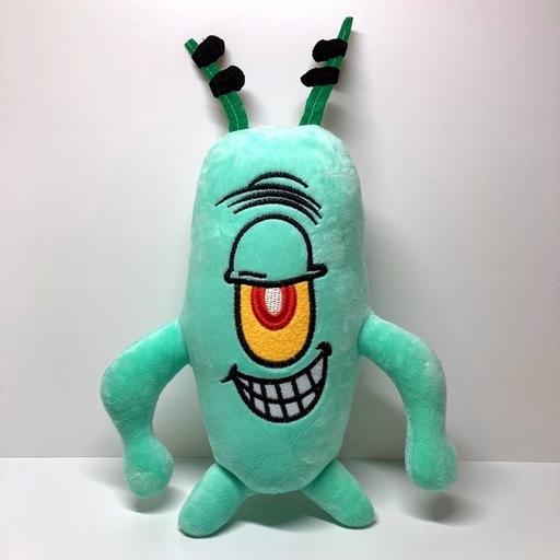 ☆新品☆ スポンジボブ　 プランクトン　大きめ　ぬいぐるみ　約33cm