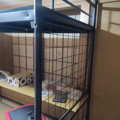 デスク付きロフトベッドの画像