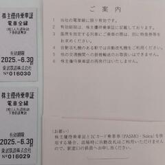 東武鉄道 全線乗車証 2枚の画像