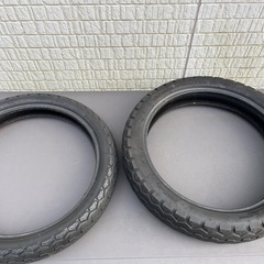 バイク用古タイヤ　ST250Eより取り外し