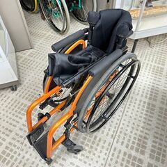 【お持ち帰り限定値引き】松永製作所 車いす  MAX PERFORMANCE スポーティー オレンジ 24インチの画像
