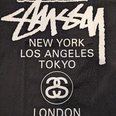 Stussy ロングスリーブ Tシャツ 黒の画像