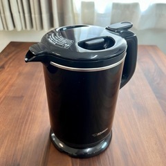  【最終値下げ！】超美品 象印 電気ケトル 1L ブラウン色  ほぼ未使用！の画像