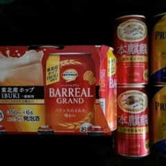 ビール　10本　プレモル　本麒麟