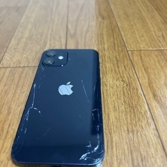 iPhone12 mini128GB ブラック　SIMフリー背面割れ