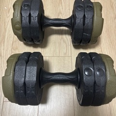 リーディングエッジ(LEADINGEDGE) アーミーダンベル 10kg×2個セットの画像