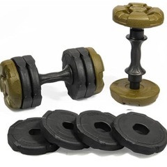 リーディングエッジ(LEADINGEDGE) アーミーダンベル 10kg×2個セットの画像