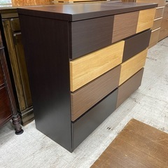 商談中【愛品館 江戸川店】4段 ローチェスト カレナ NITORI（ニトリ）の画像