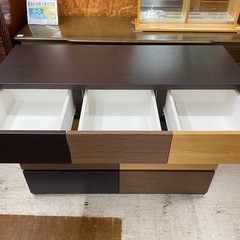 商談中【愛品館 江戸川店】4段 ローチェスト カレナ NITORI（ニトリ）の画像