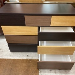商談中【愛品館 江戸川店】4段 ローチェスト カレナ NITORI（ニトリ）の画像