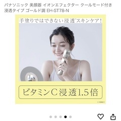 PanasonicイオンエフェクターEH-ST75の画像