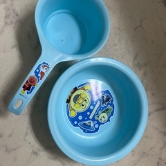 アンパンマン 手桶  お風呂セットの画像