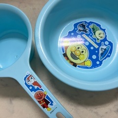 アンパンマン 手桶  お風呂セットの画像