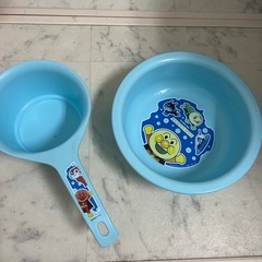 アンパンマン 手桶  お風呂セット