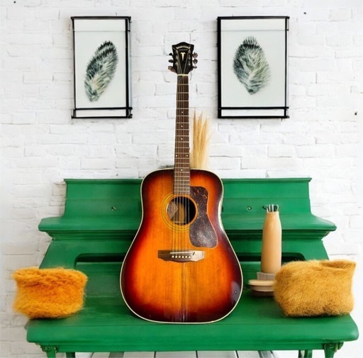インスタ音源動画あり1970,s NASHVILLE made by TAHARA（型番　N-40DS） 田原ギター ジャンク無保証条件下 アコースティックギター