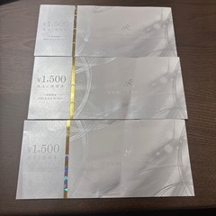 きちりホールディングス株主優待券(4500円分)