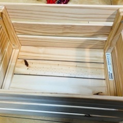 【再々値下げしました】IKEA　KNAGGLIG（パイン材木箱）×6箱