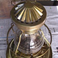 日本船燈ストーブ　IS-3DX　真鍮製　フリージアの画像