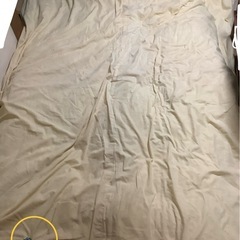 ☺️掛布団　S 150✖️198cm 朱色に花柄の画像