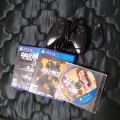 PS4ソフト＆有線コントローラーセット