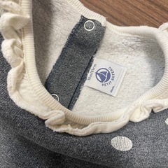 最終お値下げ！プチバトードット柄ワンピースの画像