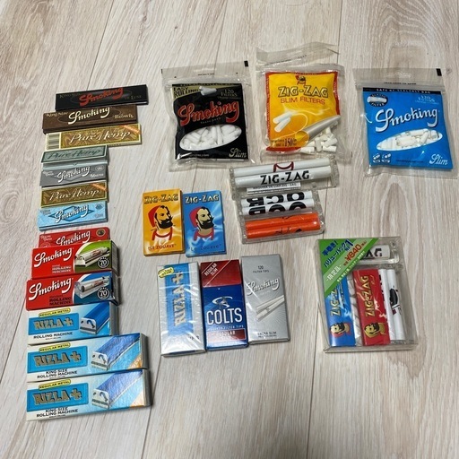 手巻き用喫煙具用品　zigzag 等